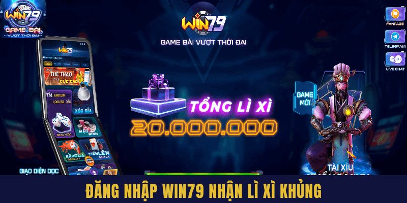 Đăng nhập Win79 nhận quà siêu khủng mỗi ngày
