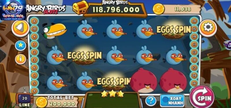 Săn thưởng khủng với nổ hũ Angry Birds