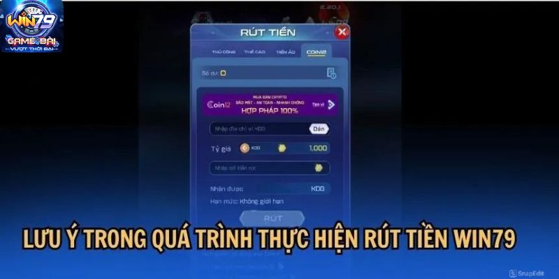 Cần kiểm tra kỹ càng thông tin trước khi rút tiền Win79